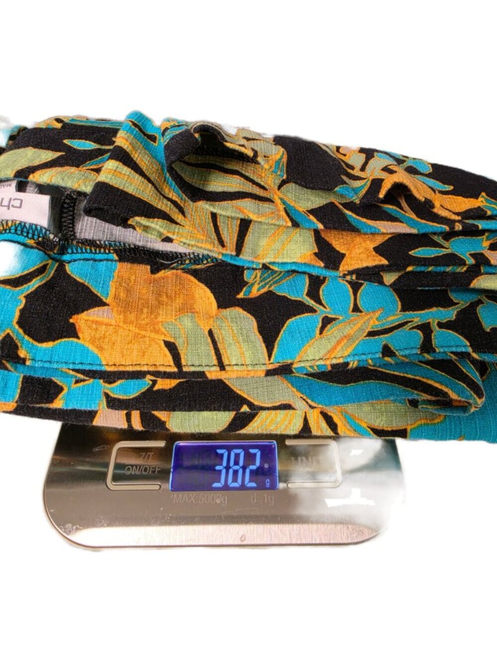 Chico’s Brigitte Palms Ankle Pants 2.5 US 14 Slim Tapered Monstera Tropical - Picture 6 of 10